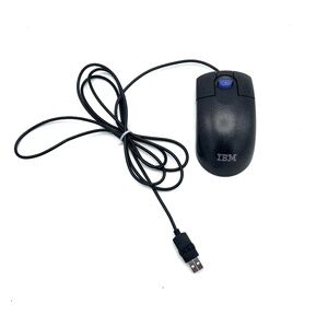 Genuine IBM MO09BO 24P0498 24P0499 Black Wired Mouse Working